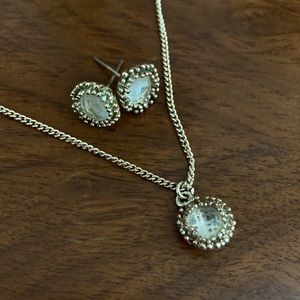 Kendra Scott Carly Slate Gray Set - Necklace